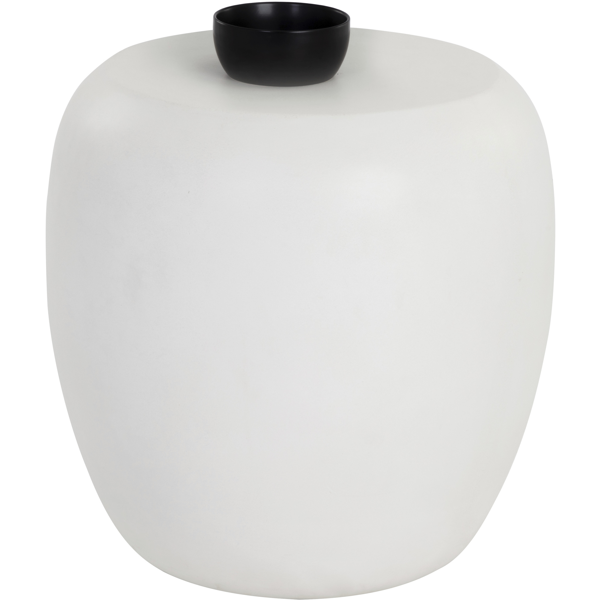 Iolite 21.75 X 21.5 inch White Outdoor End Table